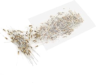 Aexit 500 Pcs Fixed Resistors x Resistors 1000 Ohm 1/4W 5% Carbon Single Resistors Film