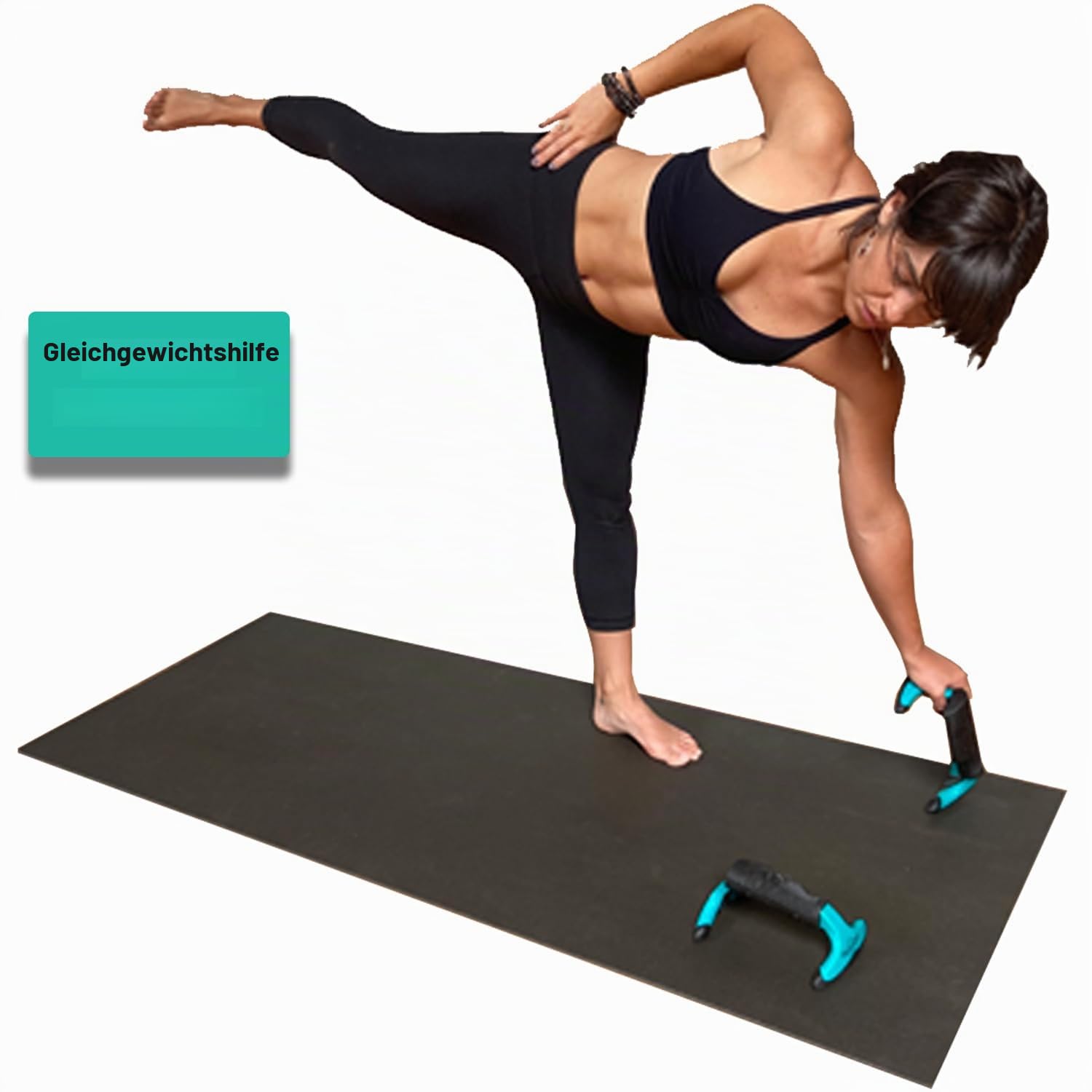 Hochleistungs-Yoga-Blöcke für Komfort am Handgelenk, Unterstützung und Ausrichtung, um Handgelenkschmerzen zu beseitigen – hervorragend für fortgeschrittene und grundlegende Posen, Balance