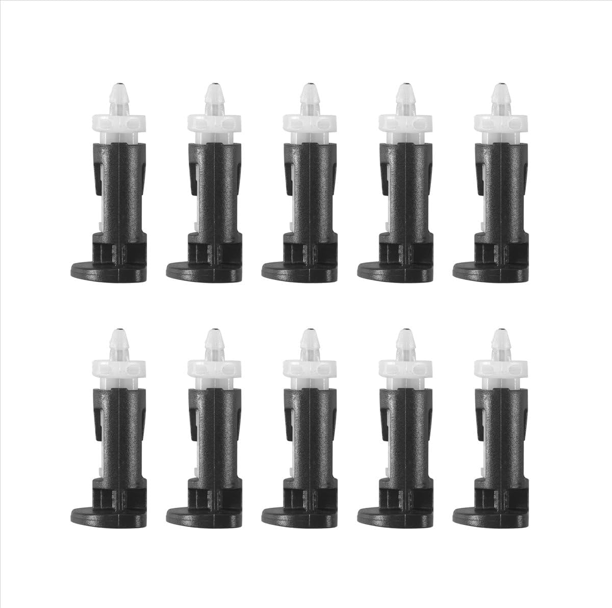 10Pcs Plastic Mounting Clip for 4 Way CPU Coolers 1155 775 Heatsink Mount Pin Push Screw Cooler Fan Fastener