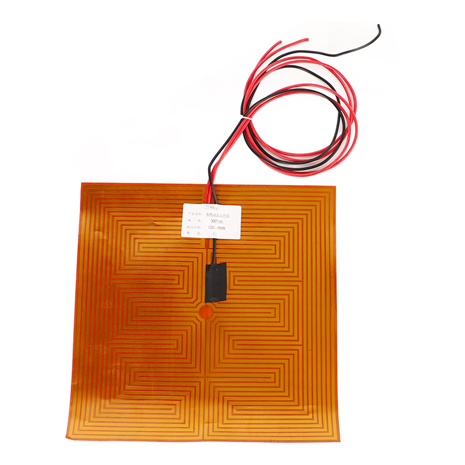 Podkładka grzewcza PI Poliimidowa folia grzewcza Szybka, wydajna, mocny klej Folia grzewcza do drukarki 3D 300 X 300 mm (DC12V 400W)