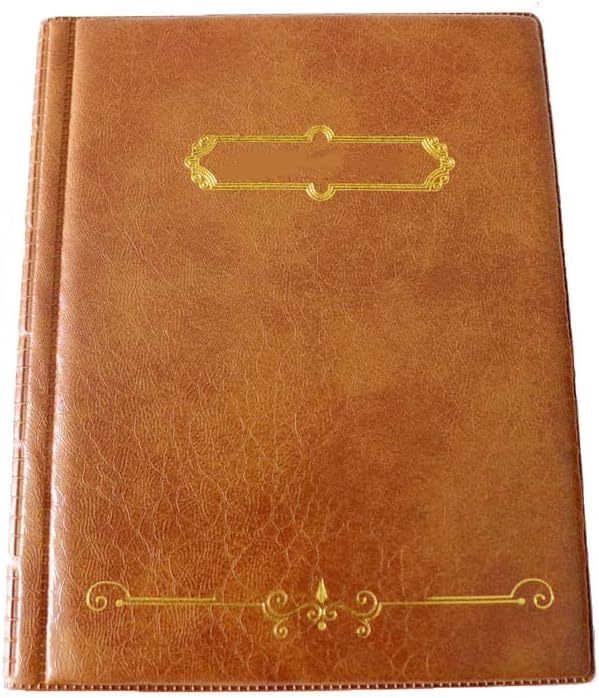 PU Leather Album For Coins.10 Sheets Stamp Album 250/120 Pockets Coin Collection Book For Commemorative Coin Badges Tokens Album,250 Pockets Brown