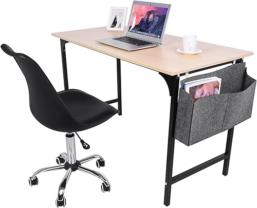 Miniatura 7 de WJHWSX Escritorio para computadora de oficina en casa escritorio moderno para estudiante estación de trabajo para laptop escritorio de esquina para