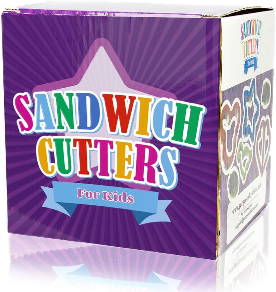 Gorgeous Kitchen Fun Sandwich Cutters for Kids - Bread Shapes Crust & Cookie Cutters, 10 Food Picks Loved by Both Boys & Girls!