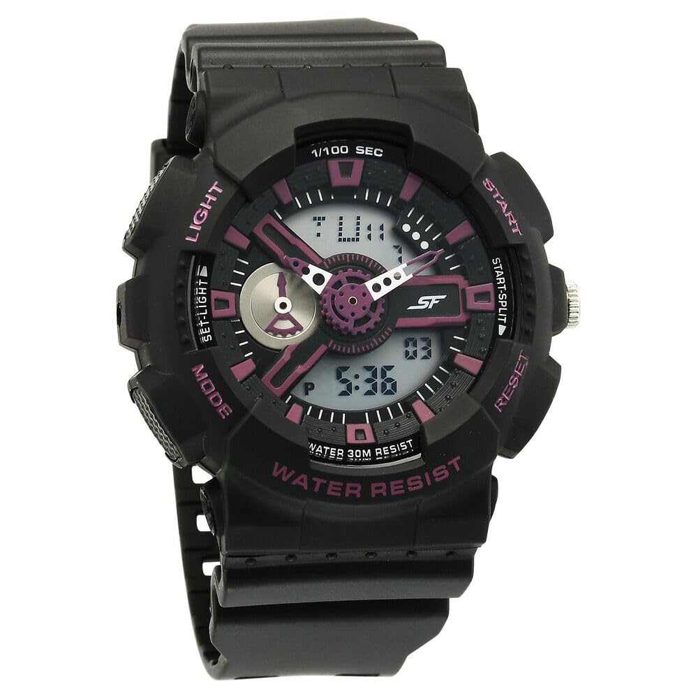 SF Dreamer Series Quartz Digital Analog Digital Black Plastic Strap for Men-77132PP06W (B0CSPTC4Q6) Amazon Price History, Amazon Price Tracker