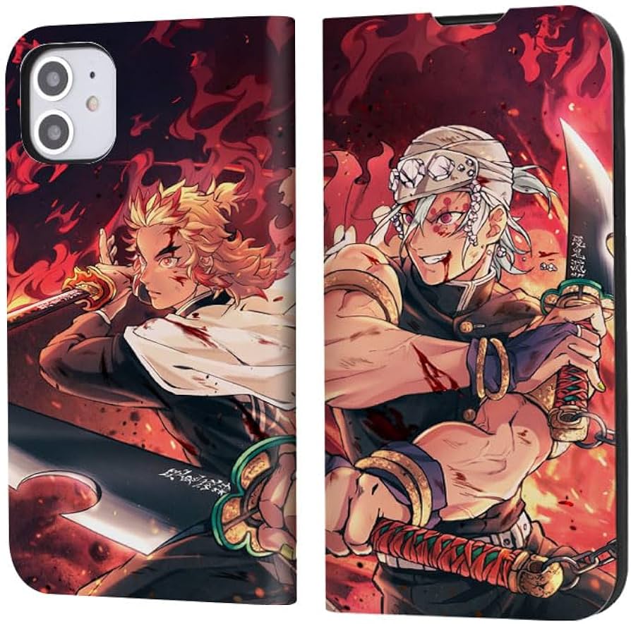 Amazon.co.jp: 鬼滅の刃 宇髄天元 音柱 スマホケース iPhoneケース