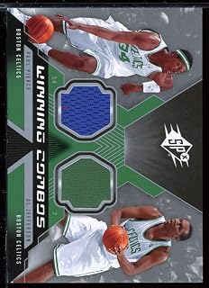 Paul Pierce/Al Jefferson Card 2005-06 SPx Winning Materials Combos #PJ