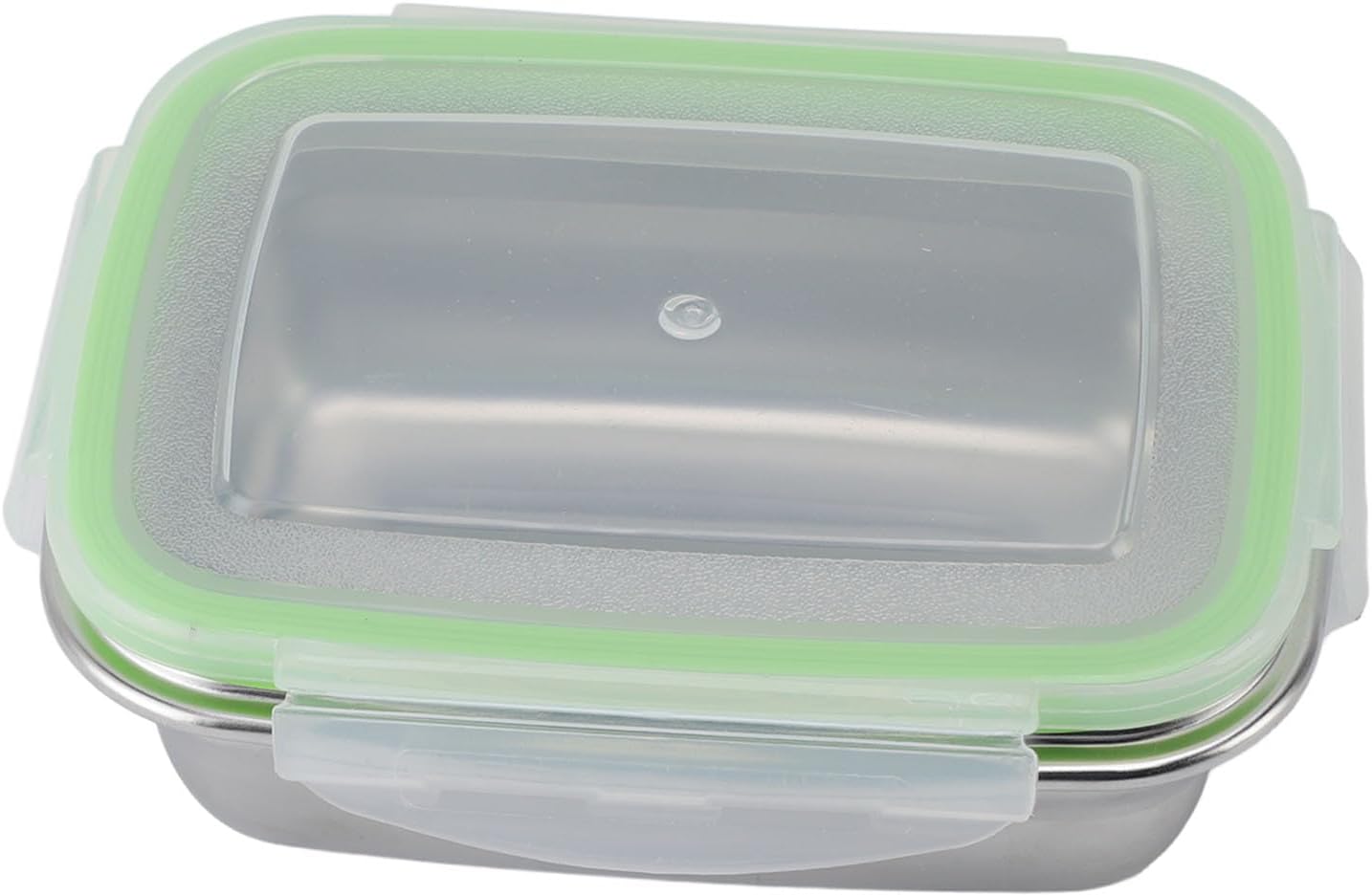 304 Stainless Steel Food Container, 28.6 Oz Airtight and Leak-Proof, for Lunch, Meal Prep, Snacks, Refrigerator and Pantry Organization