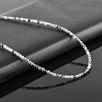 Vista 260 de Natural Moonstone Gemstones Choker Necklace, Faceted Rounds Beads, Silver Plated Jewelry, Healing Crystals, Birthday, Handamde, Minimalist, Women