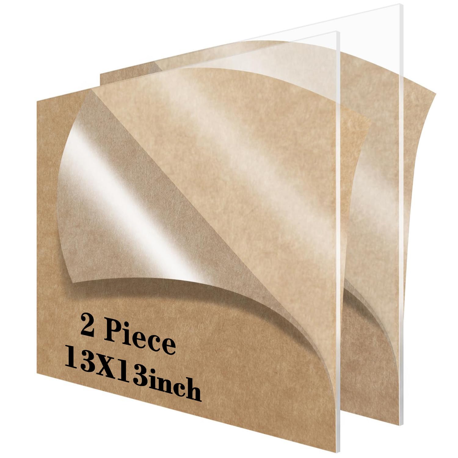 7x7 Acrylic Sheets - 3mm Plexiglass for Signs & Crafts -10