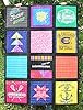 Reversible T-Shirts Quilt Kit - Black Sashing #3