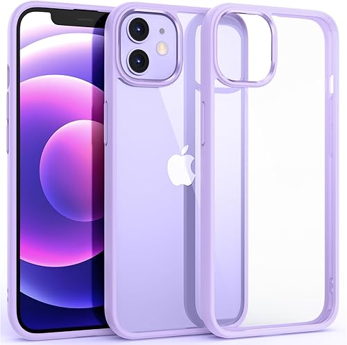 Miniatura 1 de Supdeal Funda transparente a prueba de golpes para iPhone 1212 Pro, No amarilla Protección militar contra caídas de 10 pies Parte trasera dura