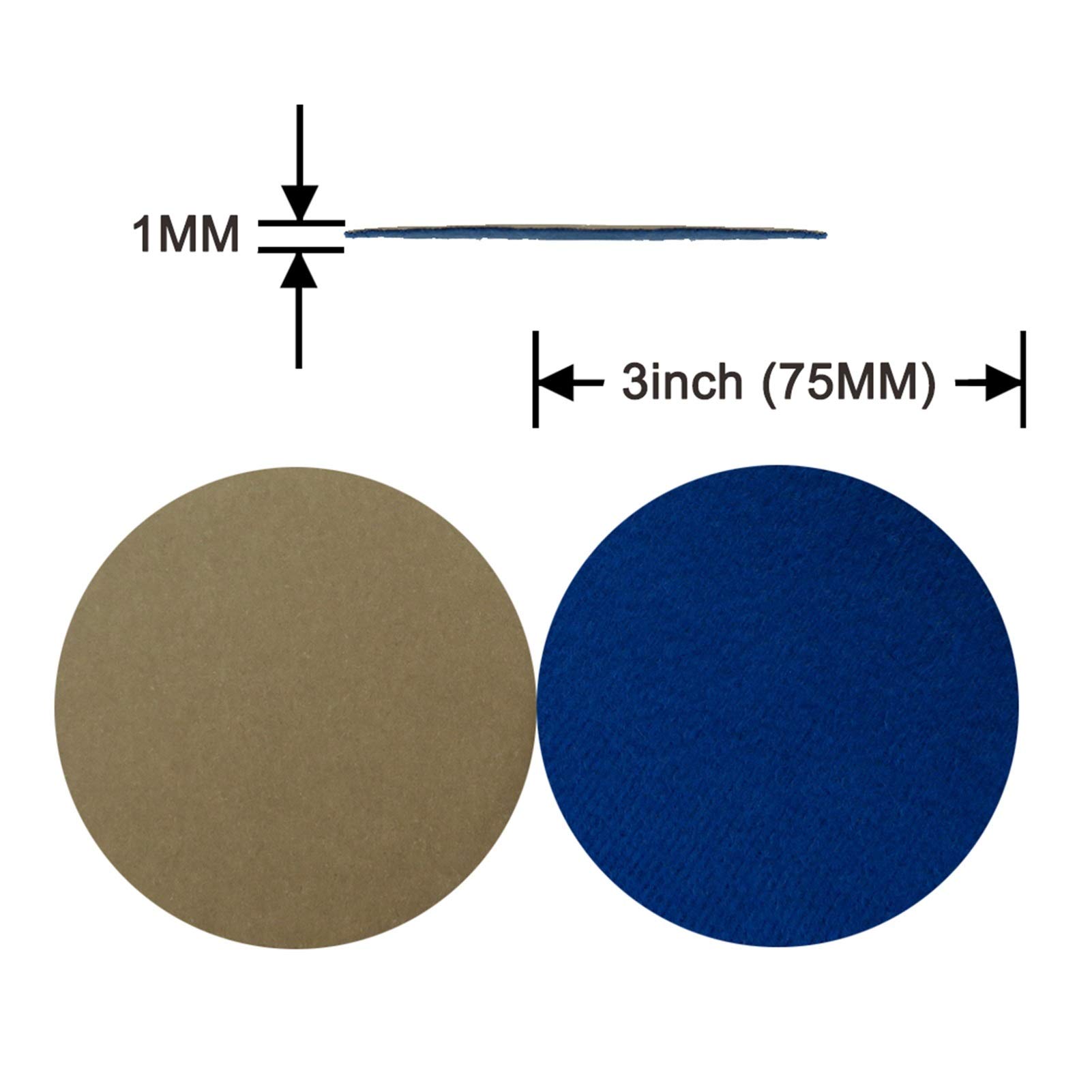 Dischi abrasivi TamponiDisco abrasivo 50pz Assortimento di carta vetrata asciutta e bagnata Disco for levigatrice a grana 80-7000 3 pollici 75 mm con gancio e passante Platorello for levigatura for le