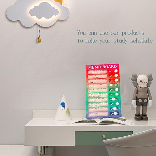 Miniatura 2 de Koonafy 3 moldes de resina para tablero de notas, moldes de silicona para fundición de resina, molde epoxi para diario con 7 papeles de repuesto