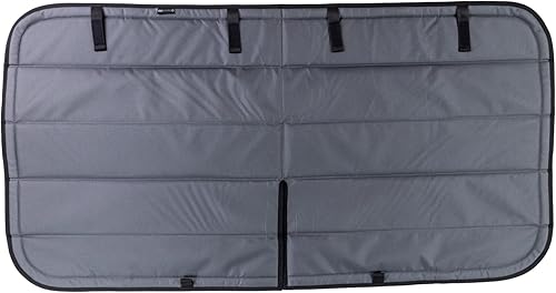 VanEssential Diseñado para RAM Promaster - Cubierta de ventana de puerta corrediza con aislamiento para marco de ventana de metal desnudo, modelo de