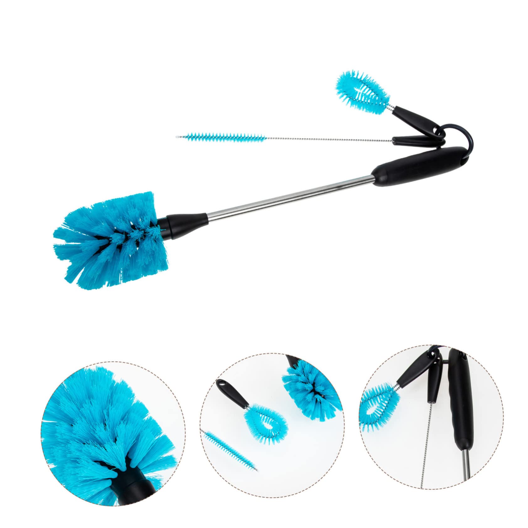 PACKOVE 3 Sätze Multi Funktions Reinigungsbürsten Set für Flaschen Langlebige und Praktische Reinigungsbürsten für Tassen und Utensilien für von Wasserflaschen Kannen und