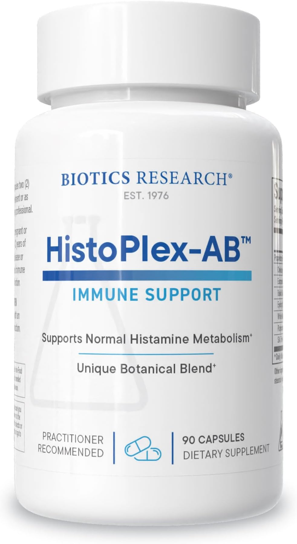 BIOTICS RESEARCH HistoPlex-AB™– Natural Anti-Histamine, Immune Support, Allergy Buster, Breathe Easier, Powerful Botanical Blend 90 Capsules