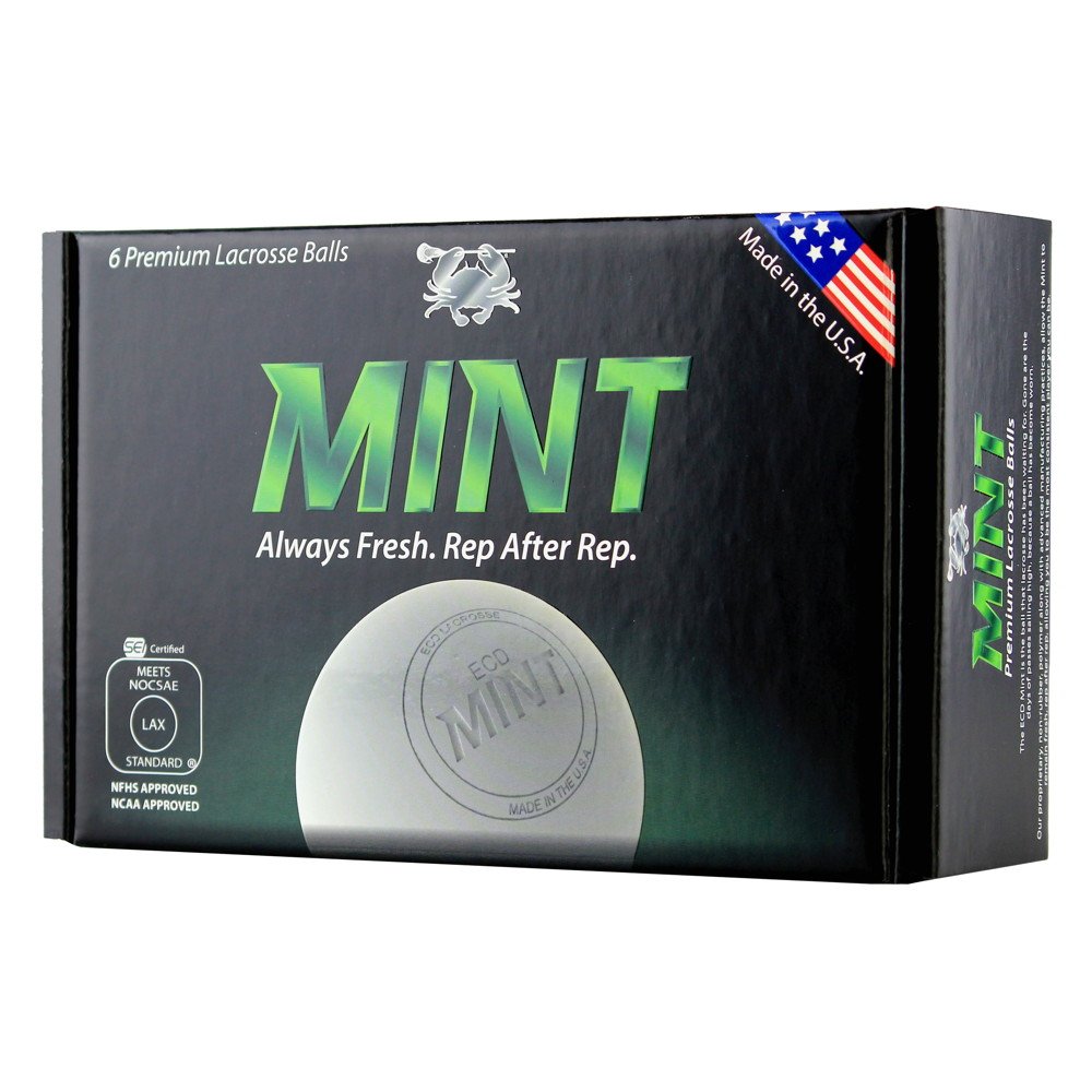 East Coast DyesMint 6-Pack Lacrosse Balls - White