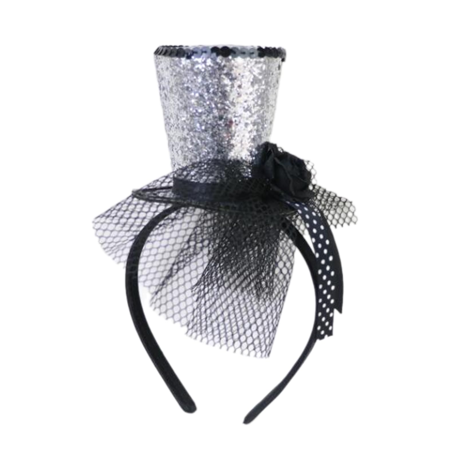 Maxtonser Fascinator Pillbox Hat for Cocktail Tea Party Headwear Exquisite French Fascinator for Halloween