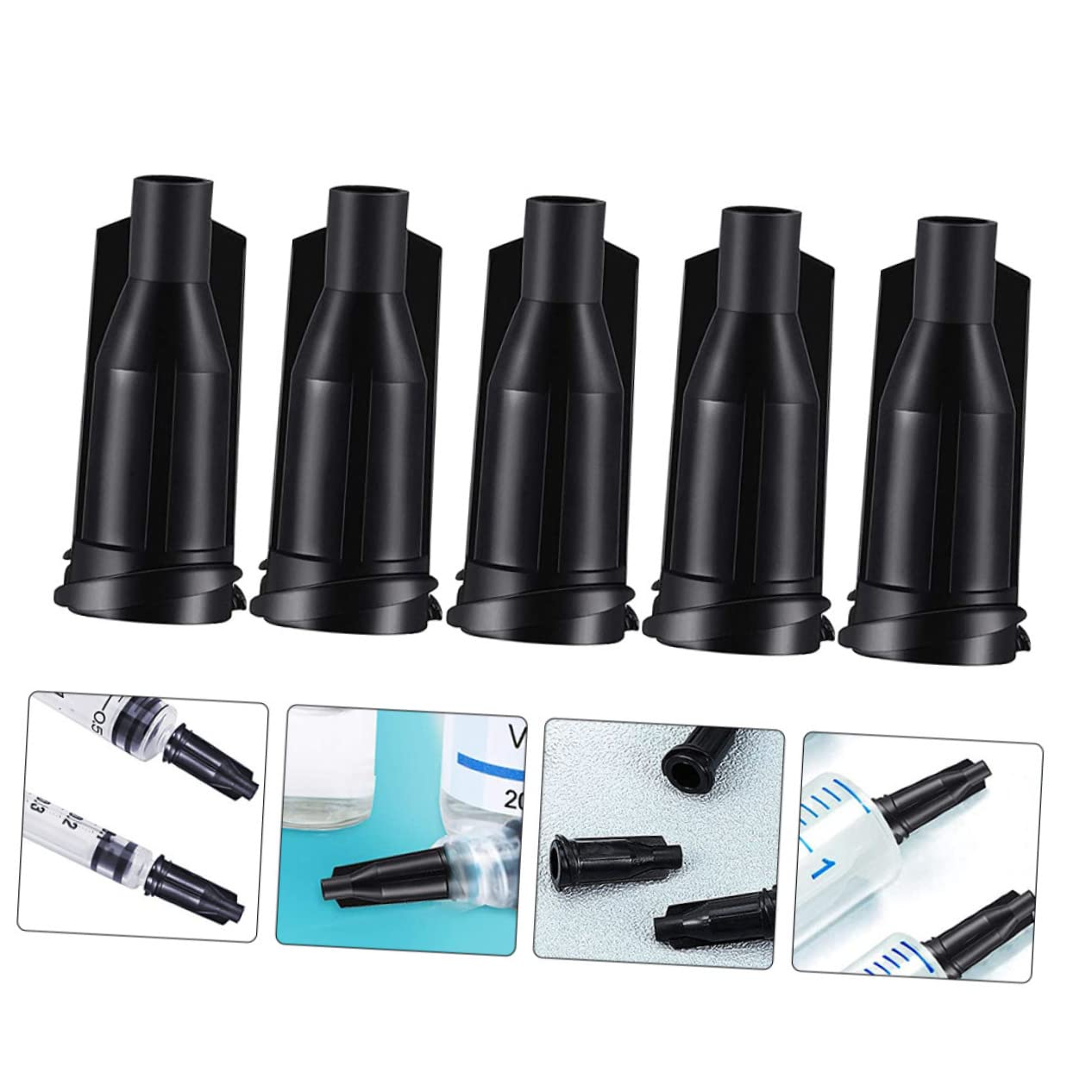 Cabilock 9 Sätze Luer Lock Kappen Dispensing Spitzenkappen Für Wiederverwendbar Für Flüssigkeiten Klebstoffe Robust Aus Hochwertigem Für Industrielle Anwendungen 250 Stück * 9