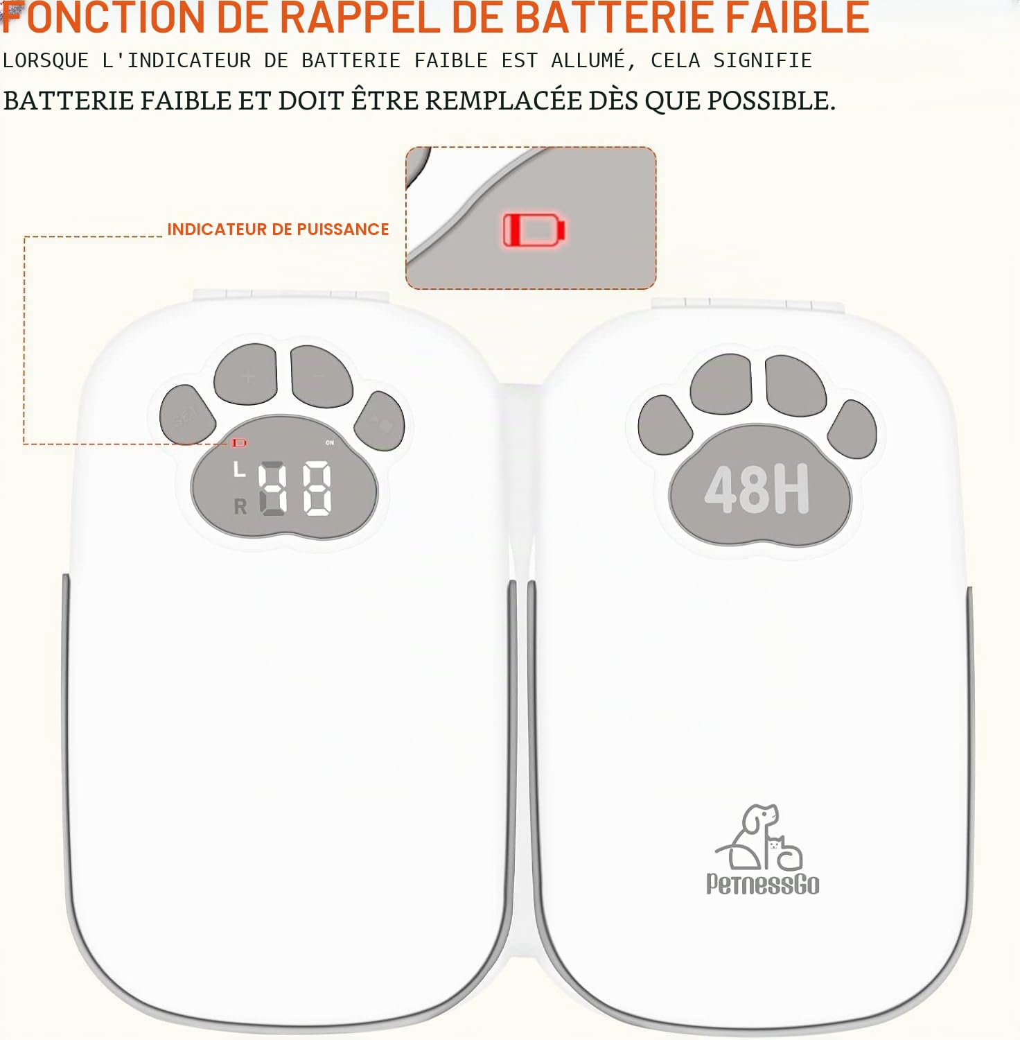 Mangeoire automatique pour chats, mangeoire automatique à deux repas pour chiens et chats, mangeoire avec minuteur de 48 heures contrôlé par écran, alimentation automatique avec aliments secs