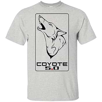 WheelSpinAddict Men's 5.0 Coyote T-Shirt | Amazon.com