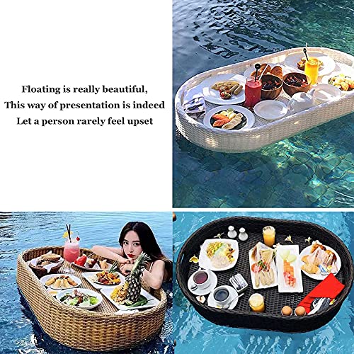 Zwembad Dienblad, Gigantische Drijvende Dienbladen Tafel Bar, Zwembad Drijft Trays Voor Vakantie Villa Spa - Image 7