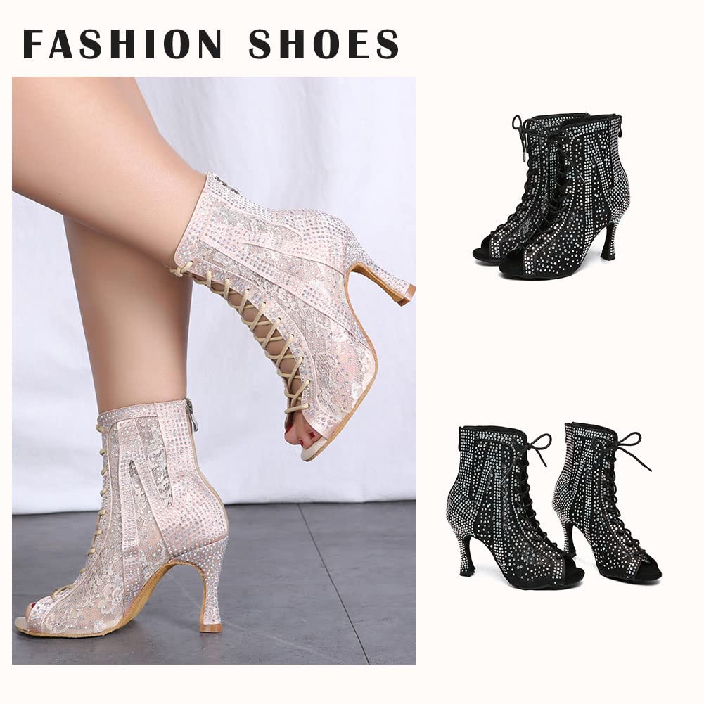 buty do tańca latino damskie otwarty palec towarzyskiego salsa profesjonalne buty do tańca latino,Model-YCL445