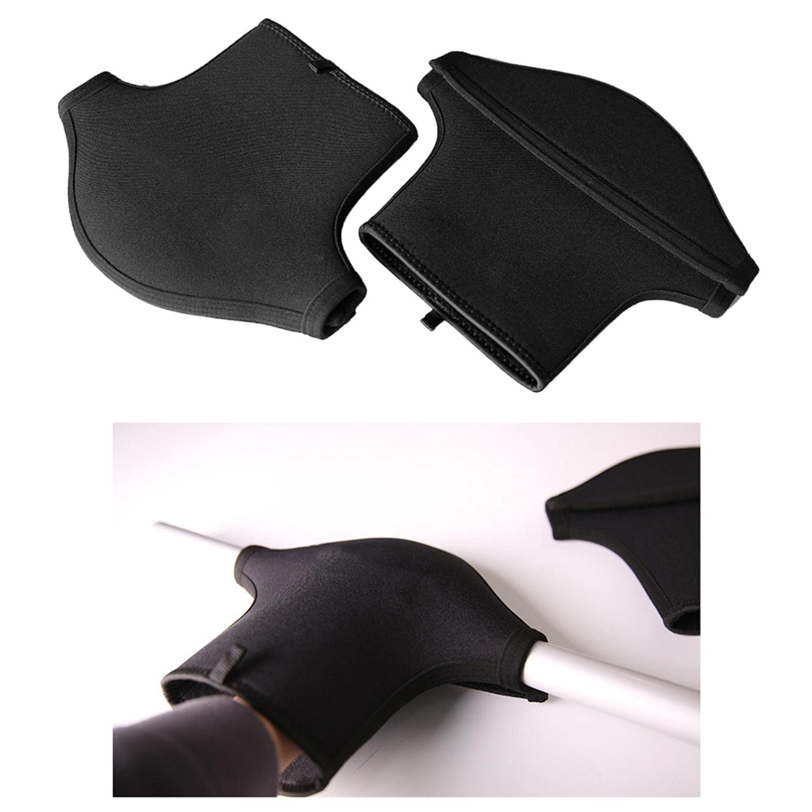 2 manoplas de neopreno para remo de kayak, guantes para rafting y turismo