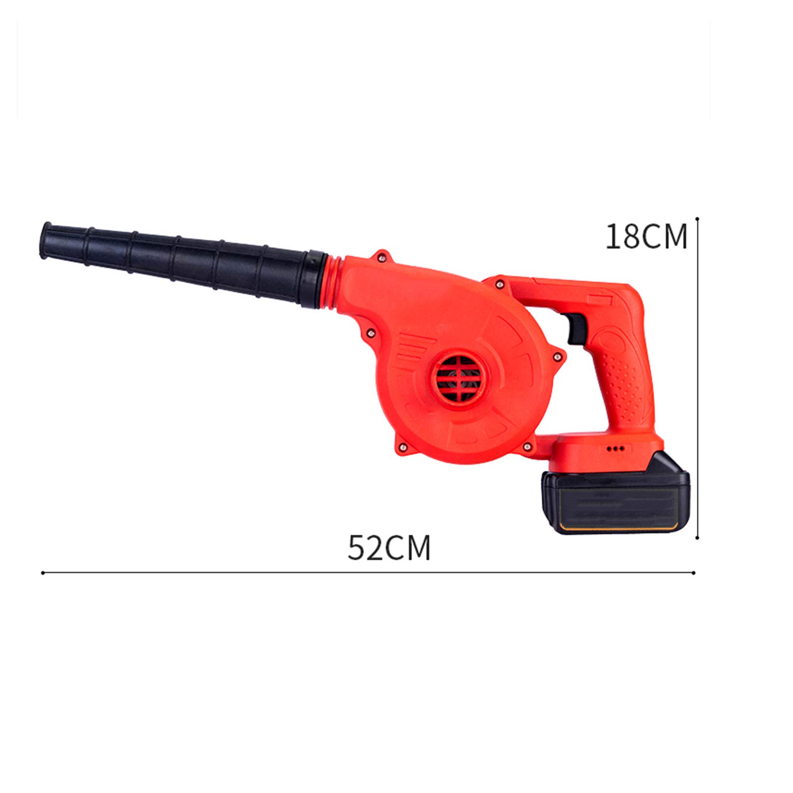 ZZXY Soffiatore, aspirapolvere 2 in 1 Progettato per lavori in Giardino Leggero e spazzamento di superfici dure Variabile, con Batteria e Caricabatterie