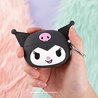 Vista 5 de iFace Kuromi - Correa de muñeca con cuentas y funda para AirPods Pro 2 de Kuromi con mosquetón
