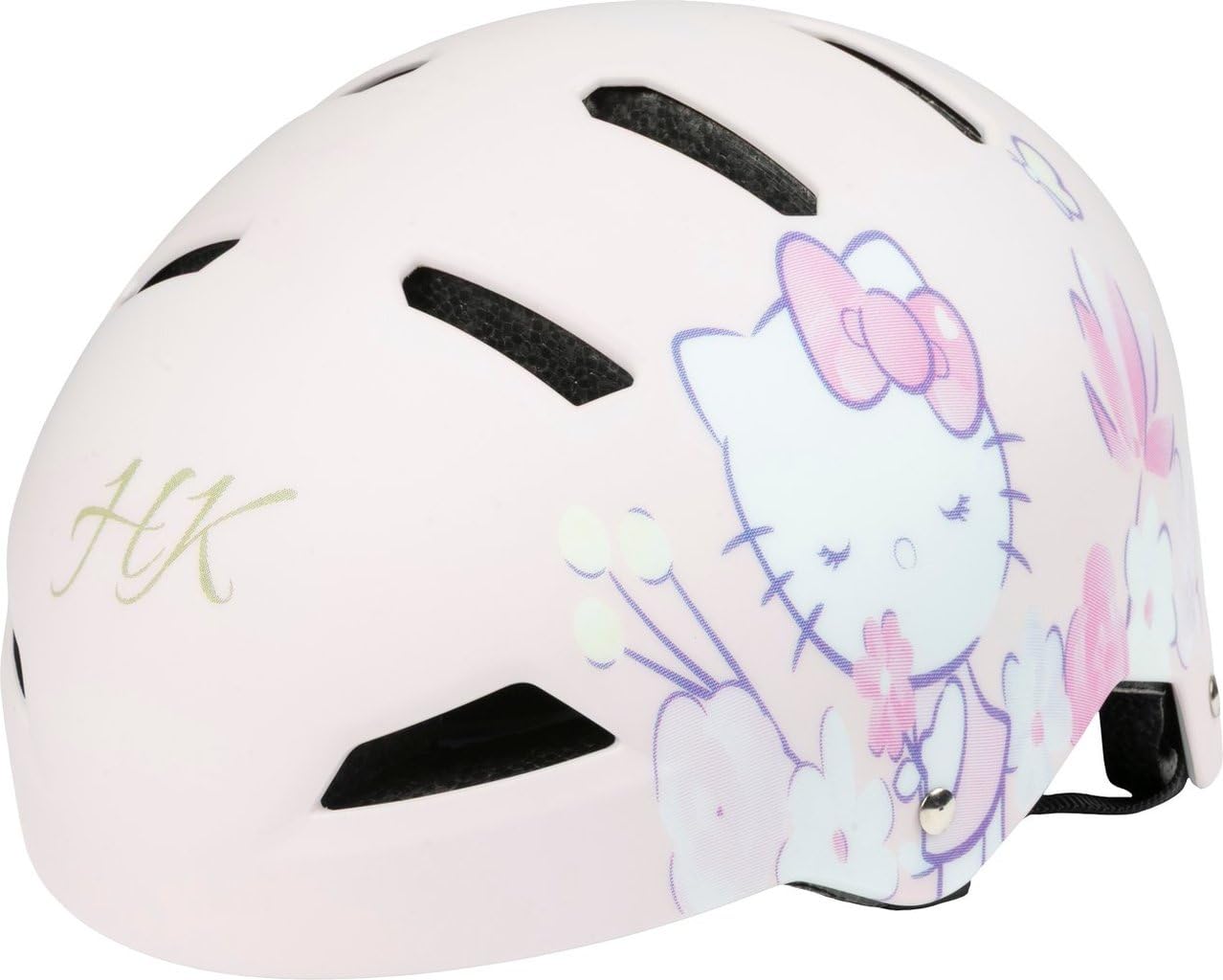 Casque de vélo Tataway Hello Kitty Street XS pour Fille 48-52 cm, modèle Skate avec Roue réglable et Certification en 1078