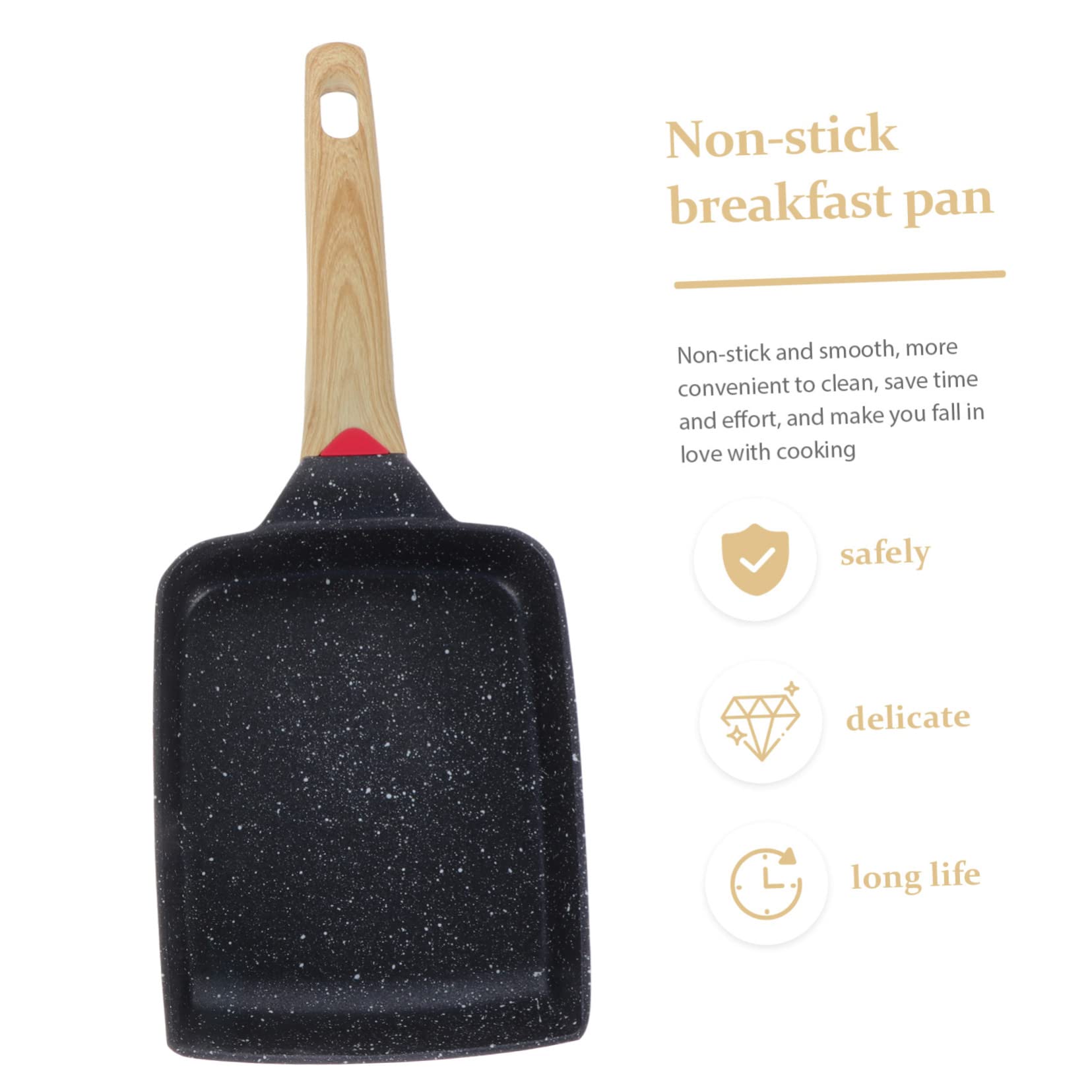 Patelnia Patelnia Patelnie Nonstick Patelnia do jajek Patelnie do pieczenia Patelnia kempingowa Płaska patelnia Patelnia nieprzywierająca Japońska kwadratowa patelnia Patelnia do gotowania jajek Pat