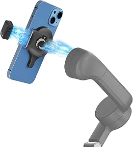Magnetic Quick-Release Mount Adapter for DJI Osmo Mobile 7P/7, Smartphone Gimbal Stabilizer, Compatible with DJI OM Multifunctional Module/OM 7 Series Tracking Module