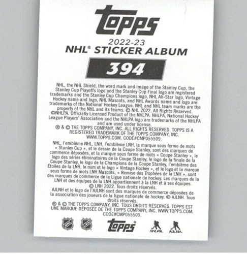 Miniatura 2 de 2022-23 Topps NHL Hockey Stickers #394 S.J. Sharkie San Jose Sharks FOIL Official NHL Hockey Album Sticker (1.5 INCH Wide X 2.5 INCH Tall) in Raw NM