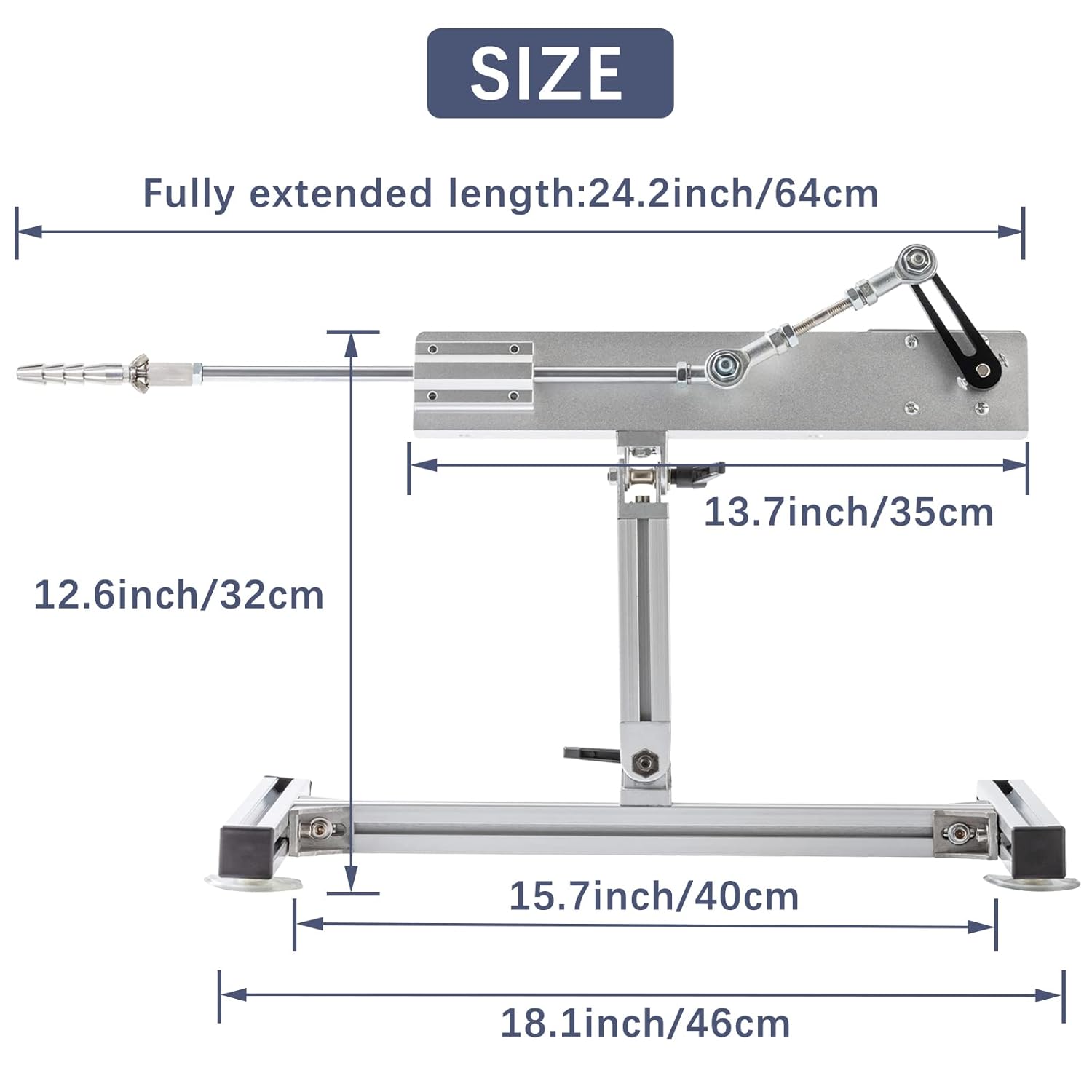 JQDML Cycle DIY Reciprocating Linear Motor,12V Long Adjustable Stroke 1.18inch-6 inch 20rpm-95rpm Variable Speed Max Thrust 3lbs-30lbs with Remote Controller Speed Regulator JQ-RL-YY05 (12V150mm95rpm)