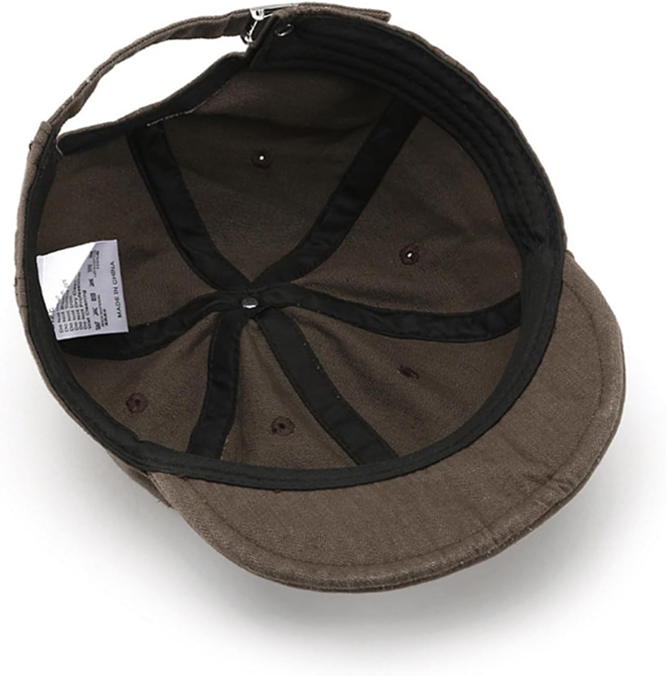 Women's Vintage Short Brim Baseball-Cap Adjustable Unstructured Soft Cotton Plain Dad-Hat for Men Women - Image 6