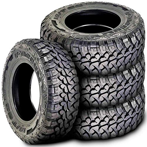 Set of 4 (FOUR) Forceum M/T 08 Plus Mud Off-Road Light Truck Radial Tires-LT265/75R16 265/75/16 265/75-16 123/120Q Load Range E LRE 10-Ply BSW Black Side Wall