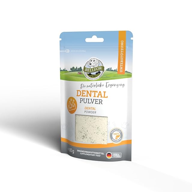 Bellfor Polvo Dental Natural Contra el Sarro Fácil de usar y dosificar Excelente digestibilidad Adecuado…