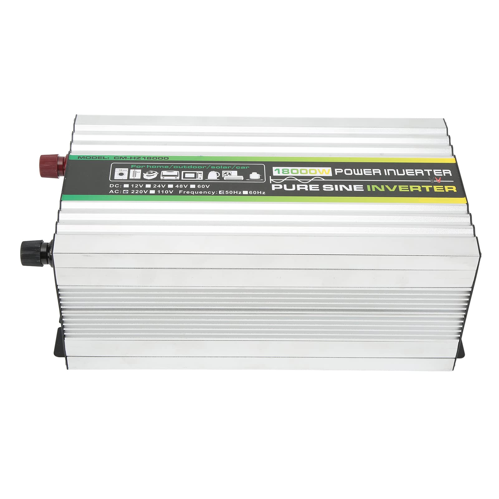Changor Inverter a Onda Sinusoidale Pura da 3000 W con Doppio Display LED per e Yacht da Esterno Uscita 220 V, Controllo Intelligente della Temperatura, Protezione di Sicurezza Multipla (DC48V)