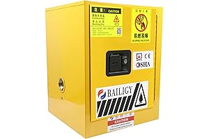 12 Gallon Fire Proof Cabinet for Hazardous & Flammable Storage