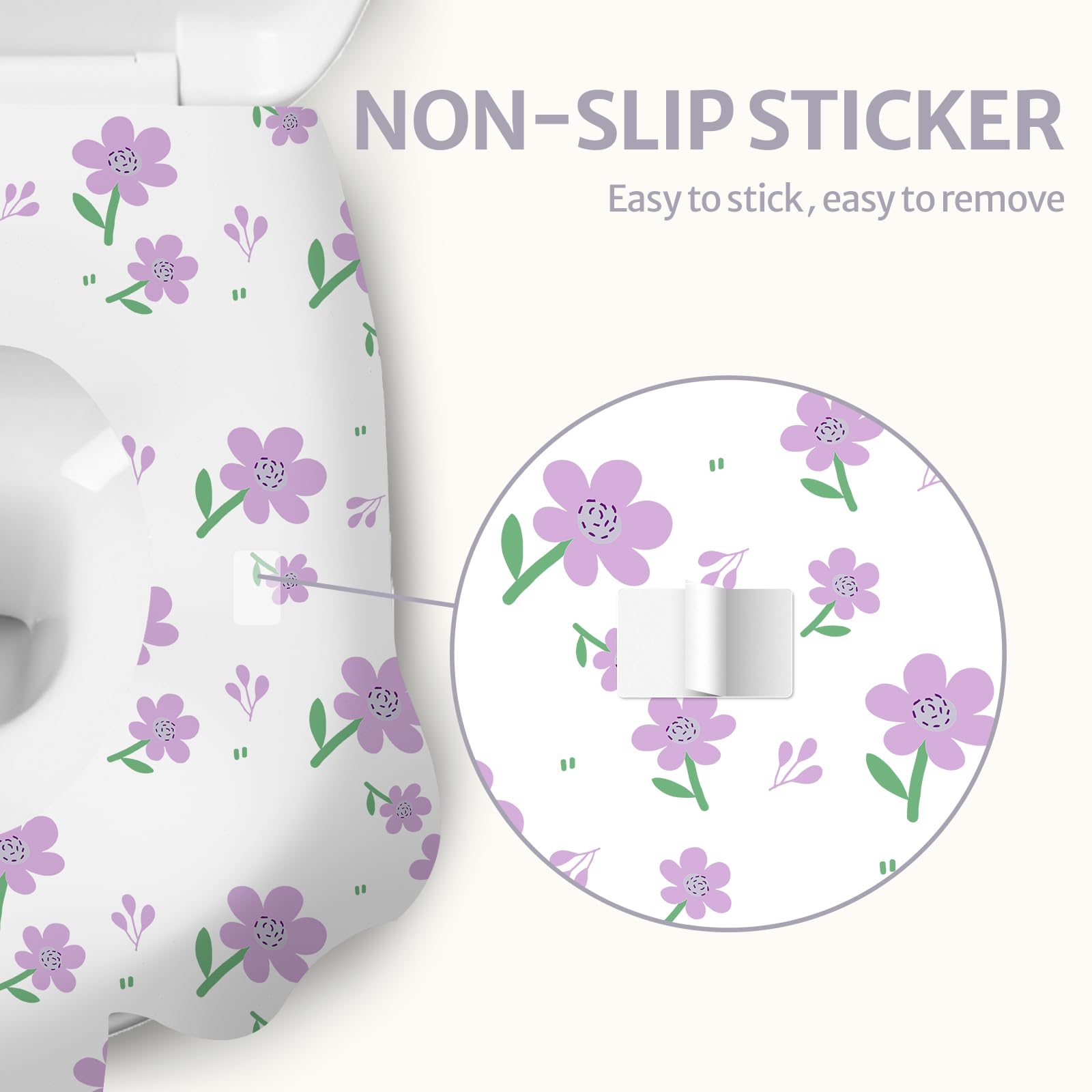 Blissful Diary 20 fundas desechables para asiento de inodoro para niños pequeños y adultos, extra grandes, impermeables, paquete portátil para viajes, entrenamiento de orinal para niños (flores