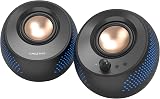 Creative Pebble X 2.0 USB-C Computer Speakers with Customizable RGB Lighting, Bluetooth 5.3, USB Audio, Up to 15W RMS Power for PC and Mac - 1