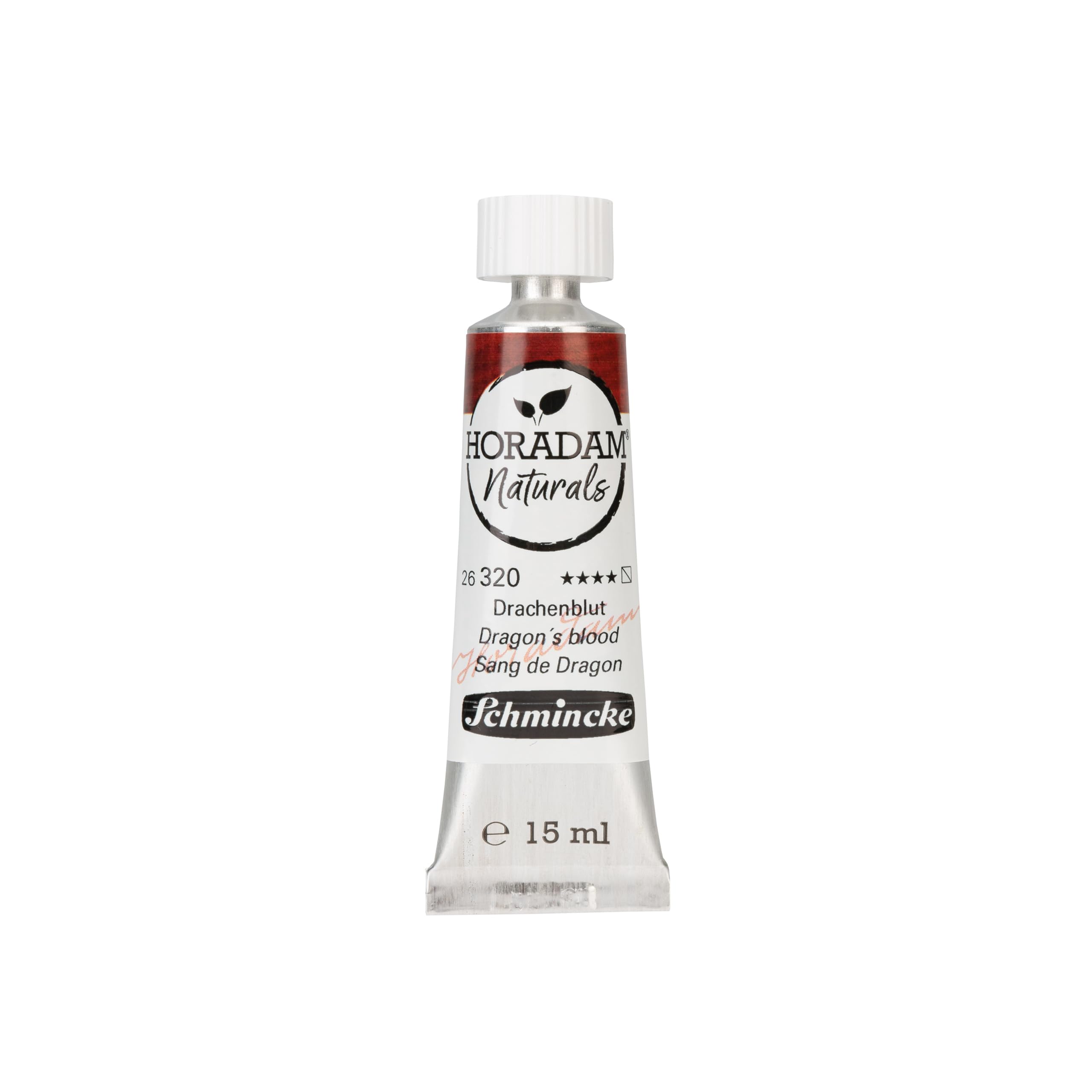 Schmincke - Horadam Naturals, Dragon's Blood, 15 ml, 26320006, finest vegan watercolor, natural pigments, combination of watercolor and gouache, tube 15 ml