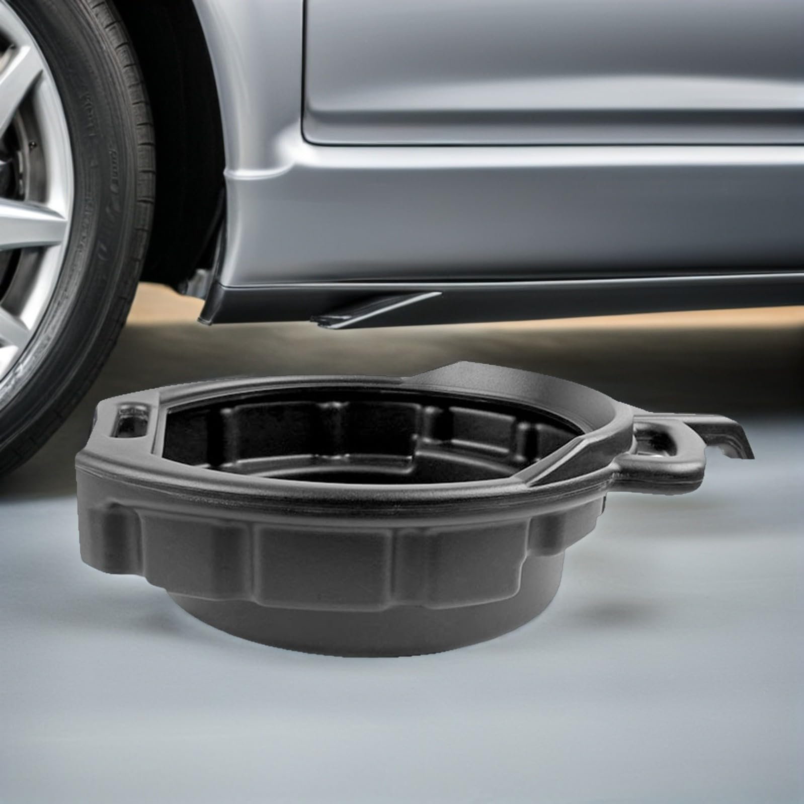 UKCOCO Bac de pour 10l D’Huile Noir PE Vidange Récupération Automobile