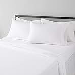 Amazon Basics 4 Piece Microfiber Lightweight Wrinkle-free Breathable Bed Sheet Set, Super Soft Easy Care, 14