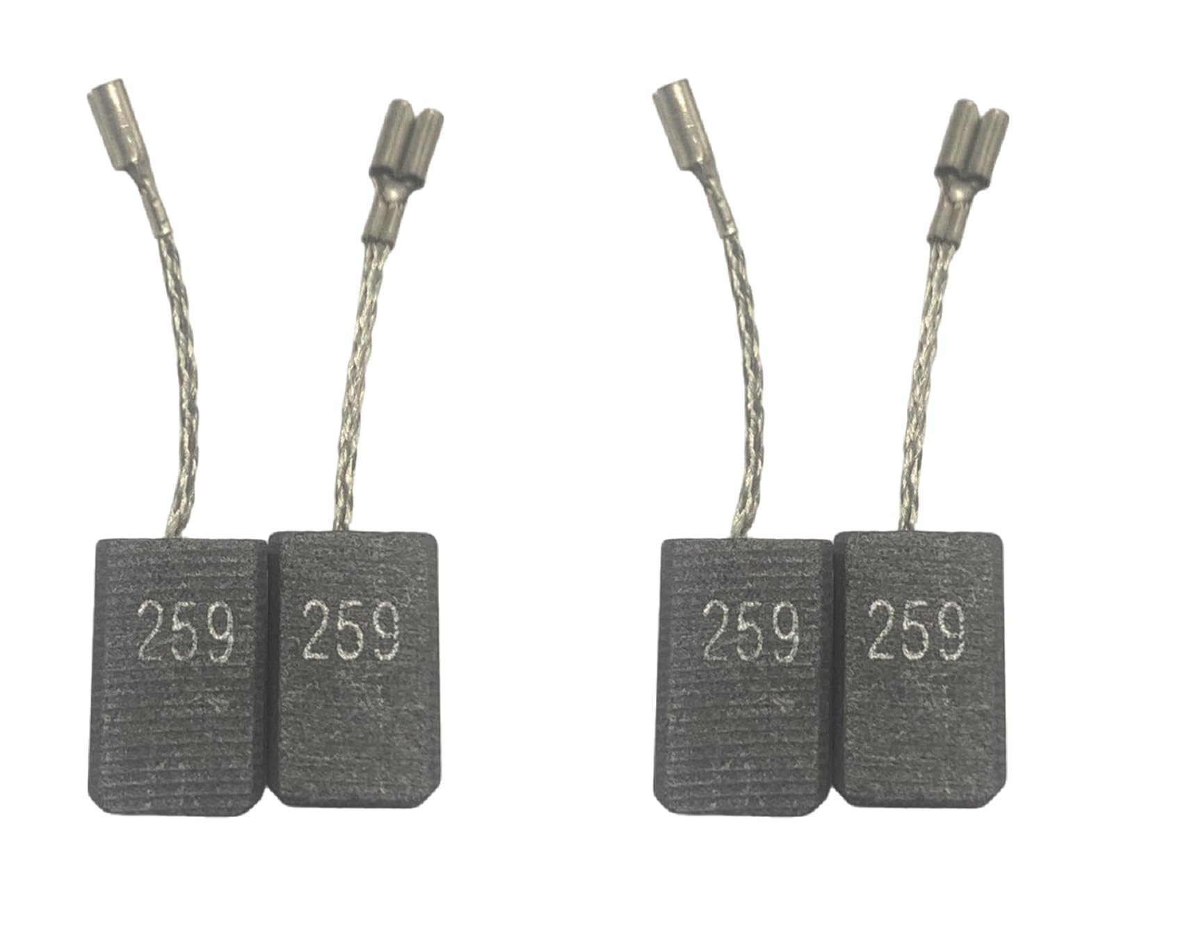 COEOPNC 316046800 WE9-125 WE14-125 259 Carbon Brush Set Durable WE14-150 WP8-115 Grinder T1D Replacement 4pcs for Metabo
