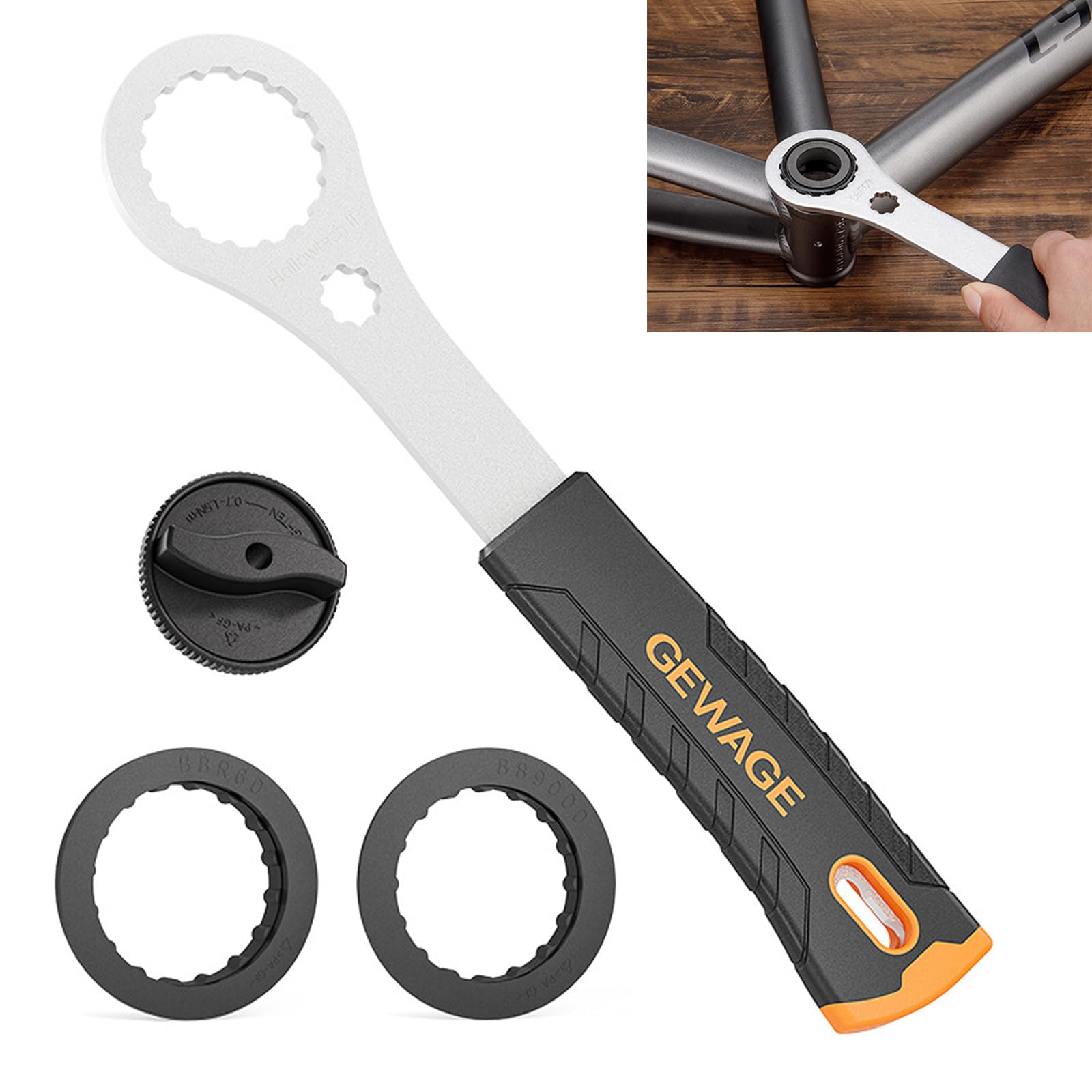 Outil Centerlock Vélo – Clé Pour Boîtier De Pédalier Shimano Hollowtech II, BB9000, BBR60, En Acier