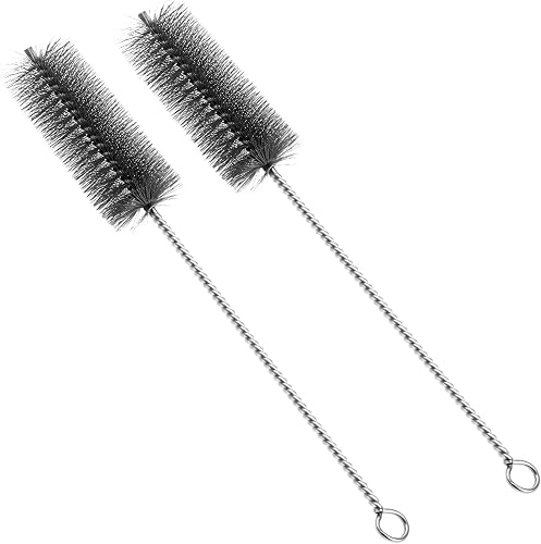® Lot de 2 Brosses pour Tuyau de Poêle Ø 40mm x 30cm QWORK