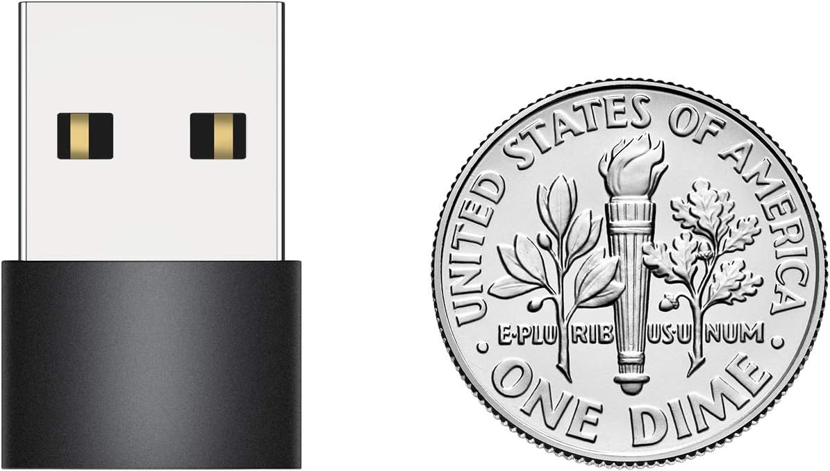 nonda USB C to USB Adapter (2 Pack), USB-C Female to USB Male, USB Type C Female to USB OTG Adapter for MacBook Pro 2015/2013, MacBook Air 2017/2015, Laptops, Wall Chargers, Power Banks