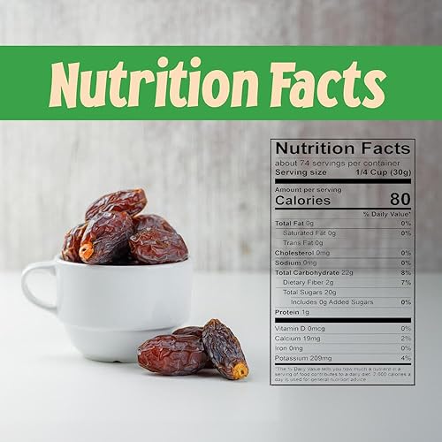 Miniatura 2 de Dátiles Medjool, rico sabor, frescura que te hace la boca agua, rollizo y húmedo, altamente nutritivo, certificado Kosher, de Sincerely Nuts
